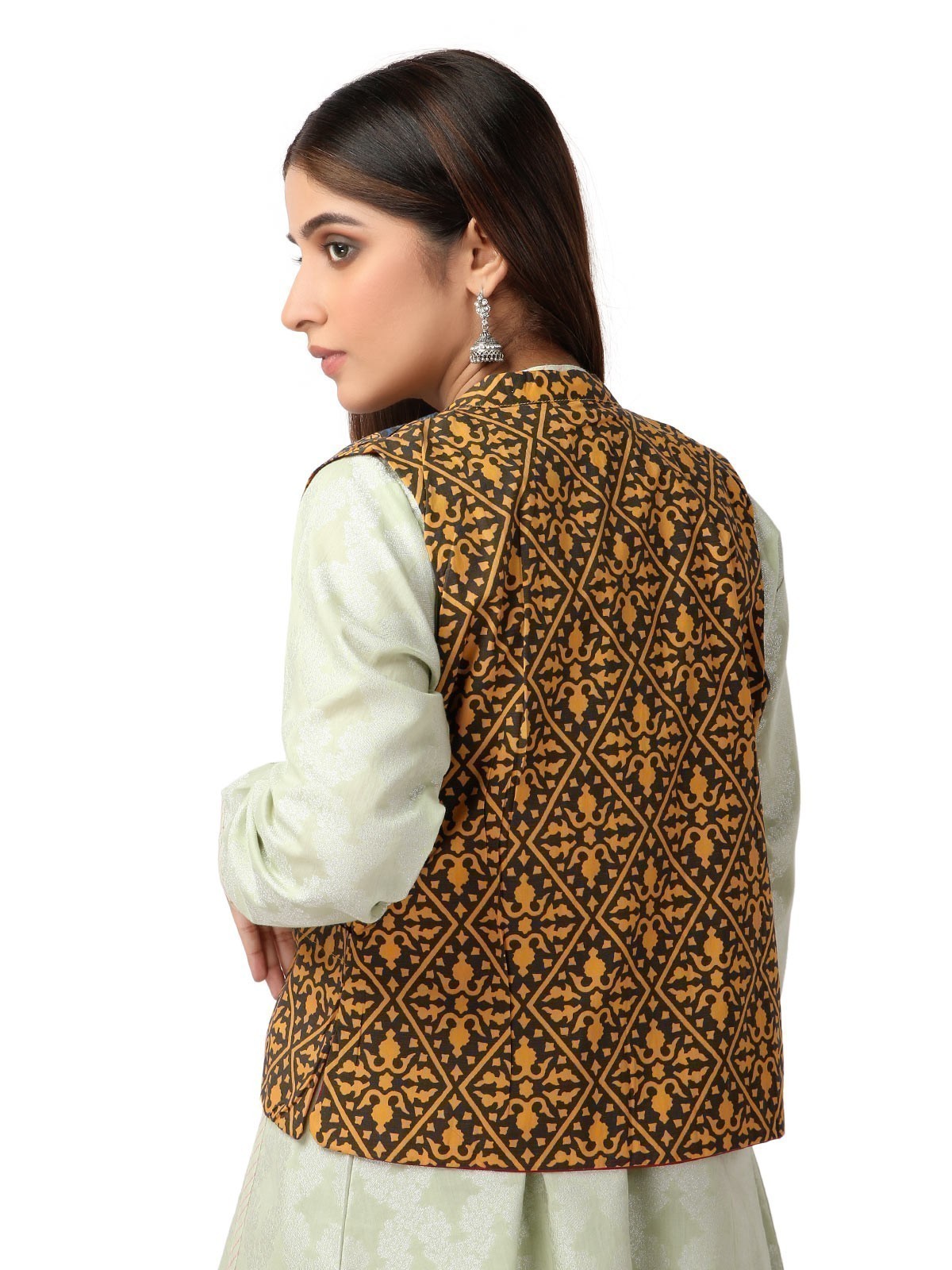 Edenrobe - Women's Mustard Waist Coat - ELTWC19-66953
