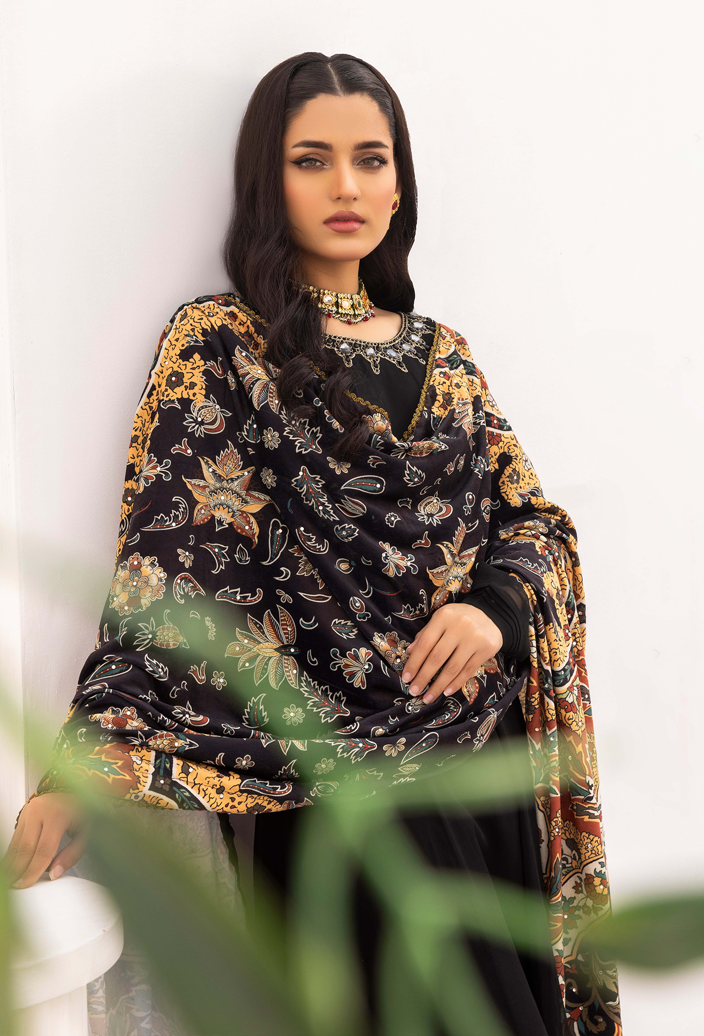 Adan's Libas - Adan's Velvet- Shawl 5438