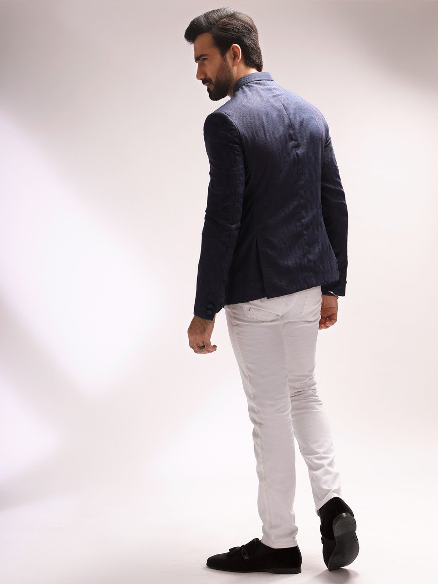 Edenrobe - Men's Blue Blazer Ceremonial - EMTBP20-007