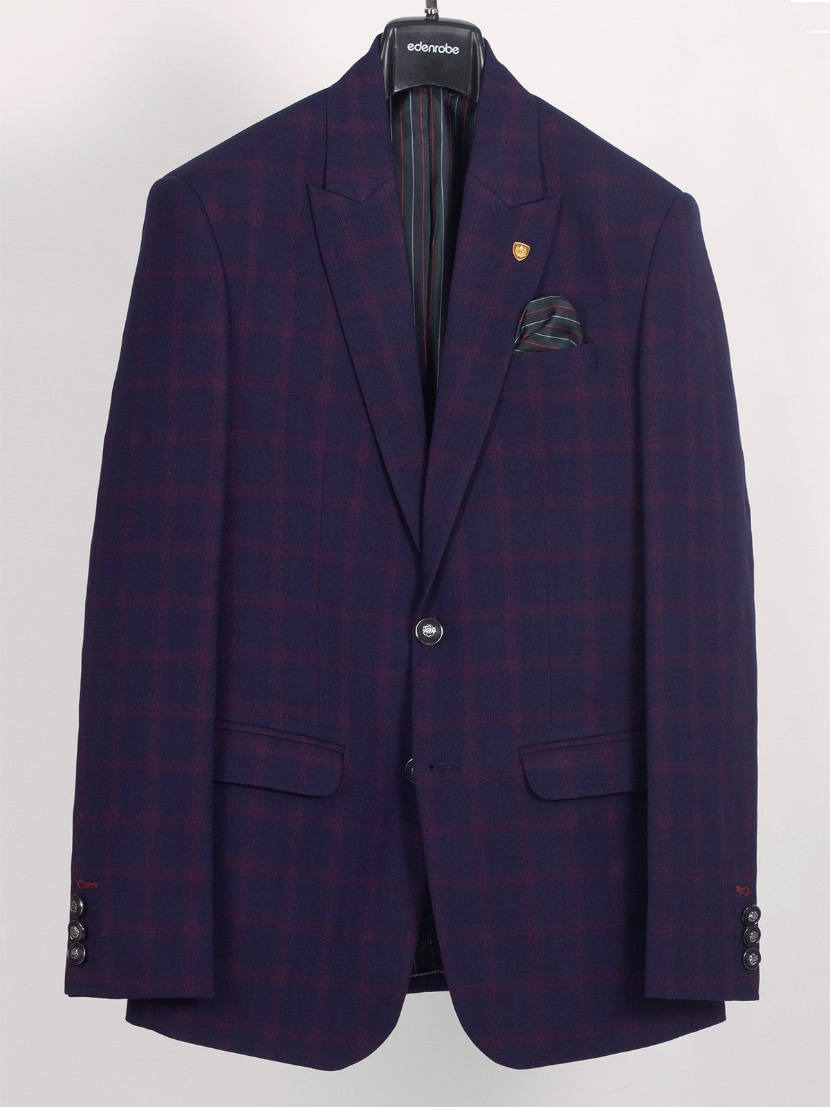Edenrobe - Men's Purple Blazer - EMTB20-6717