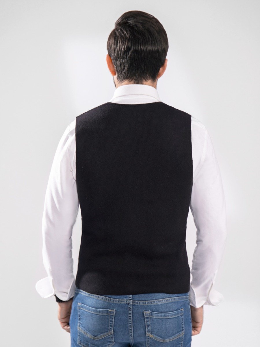 Edenrobe - Men's Black & Grey Sweater - EMTSWT20-022