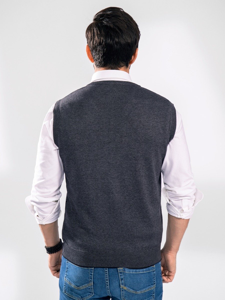 Edenrobe - Men's Grey Sweater - EMTSWT20-026