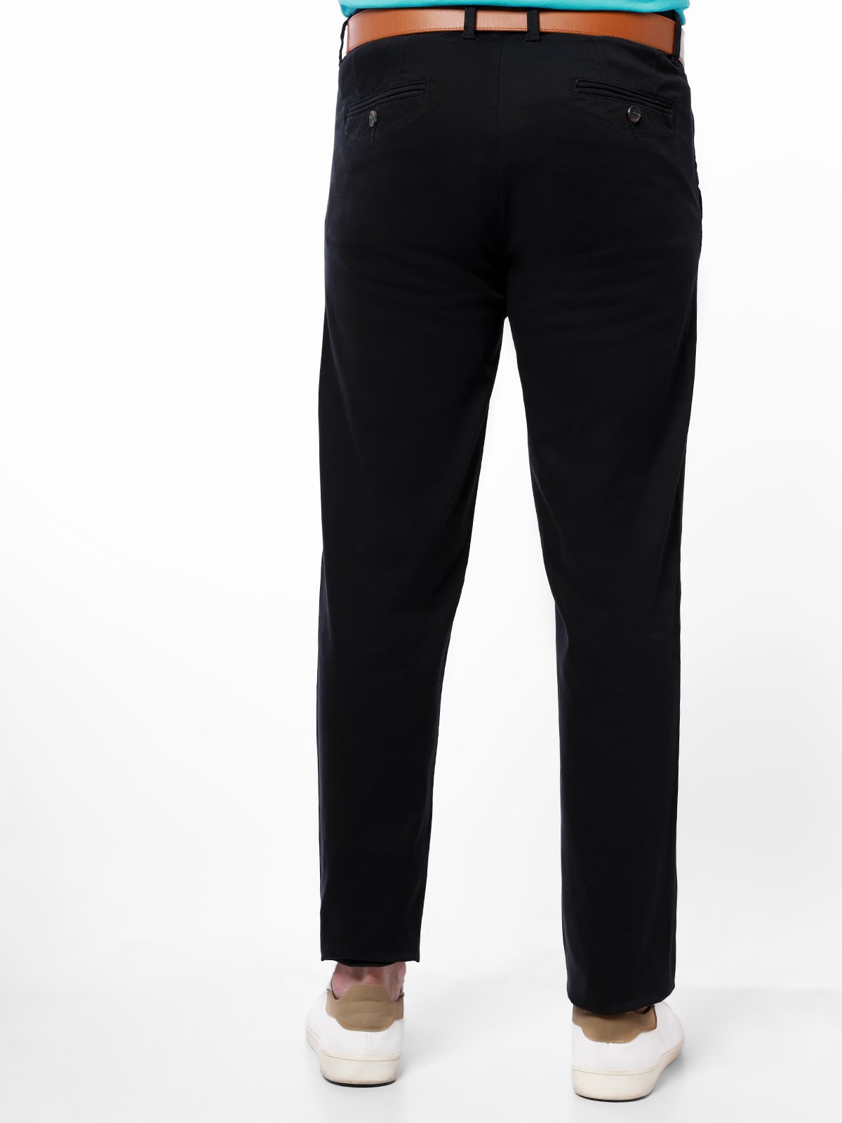 Edenrobe - Men's Black Chino Pant - EMBCP20-018