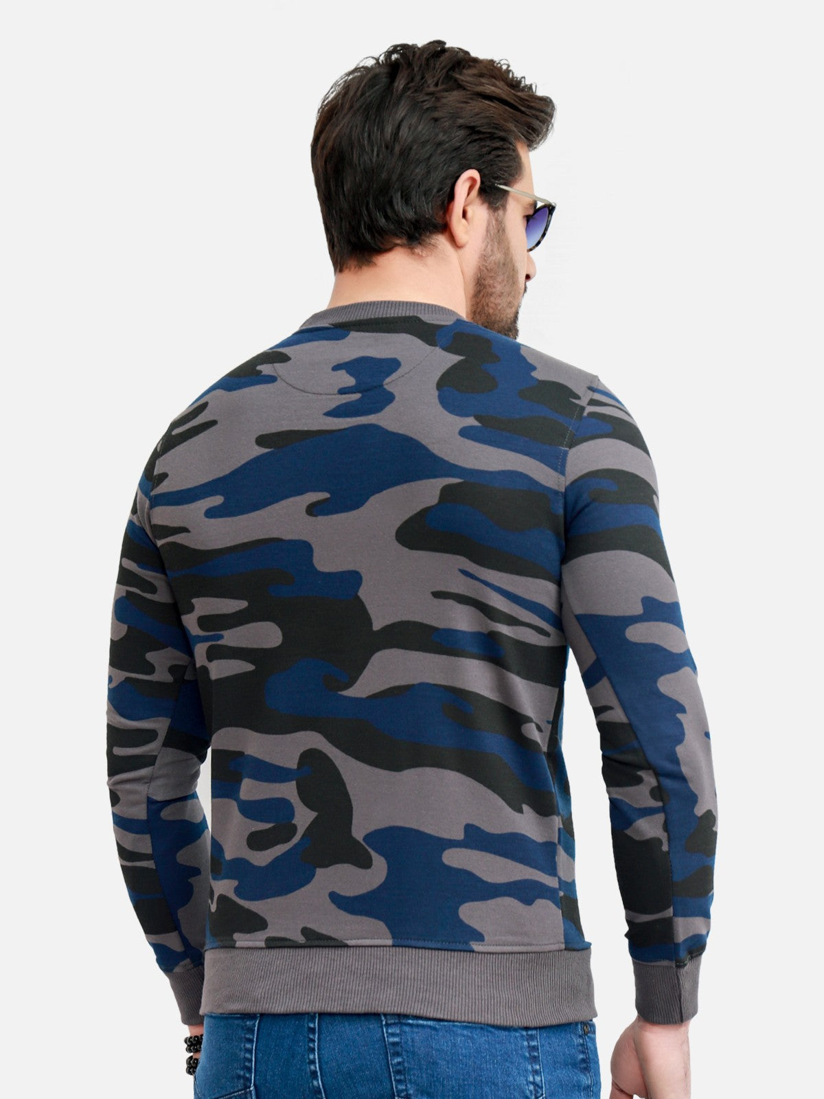 Edenrobe - Men's Grey SweatShirt - EMTSS20-010