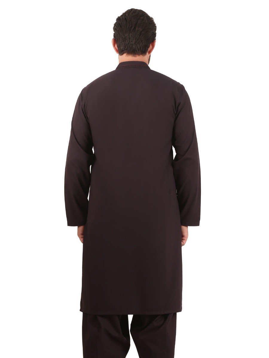 Edenrobe - Men's Dark Plum Swish Collection - EMTSW20S-9858