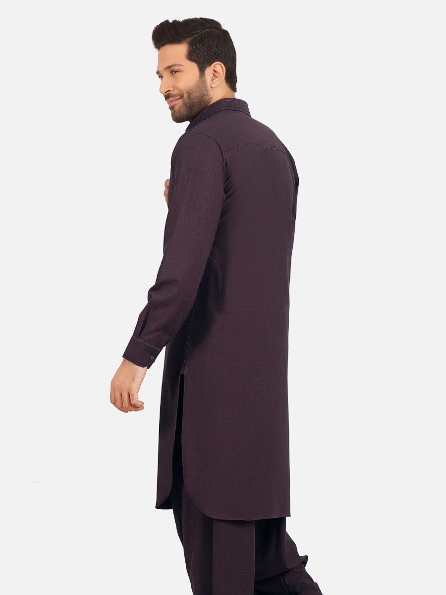 Edenrobe - Men's Burgundy Swish Collection - EMTSW20W-99004