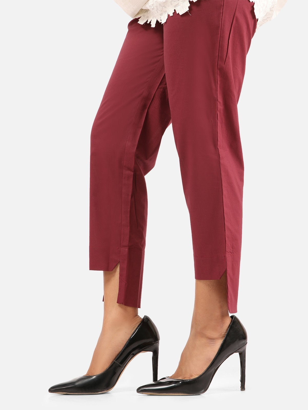 Edenrobe - Women's Burgundy Trouser - EWBP20-76211