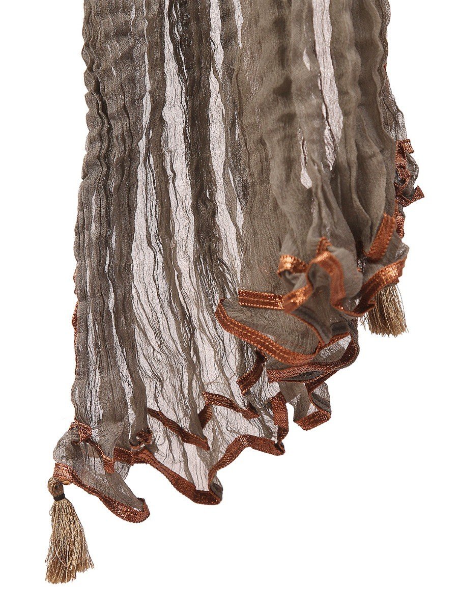 Edenrobe - Women's Dark Sage Dupatta - EAWD20-002