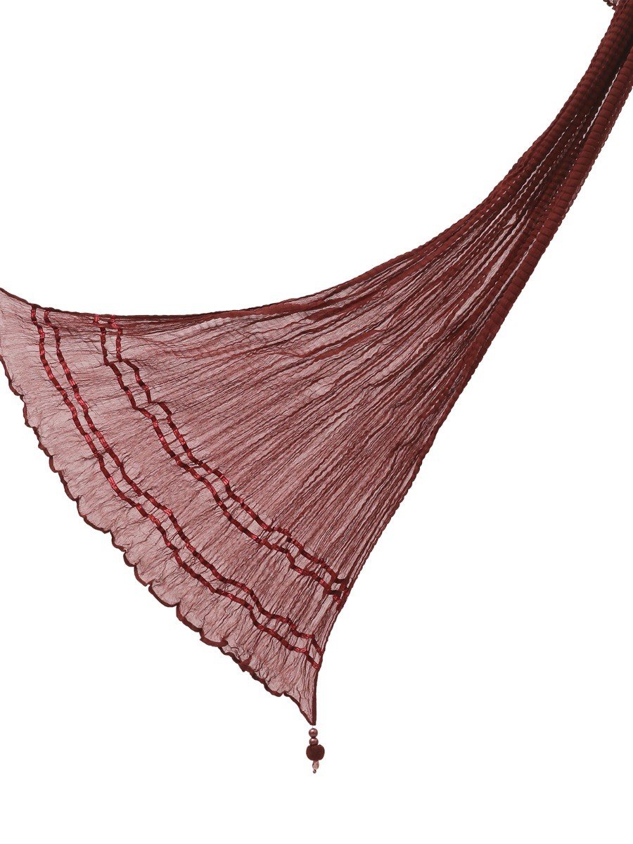 Edenrobe - Women's Brown Dupatta - EAWD20-009