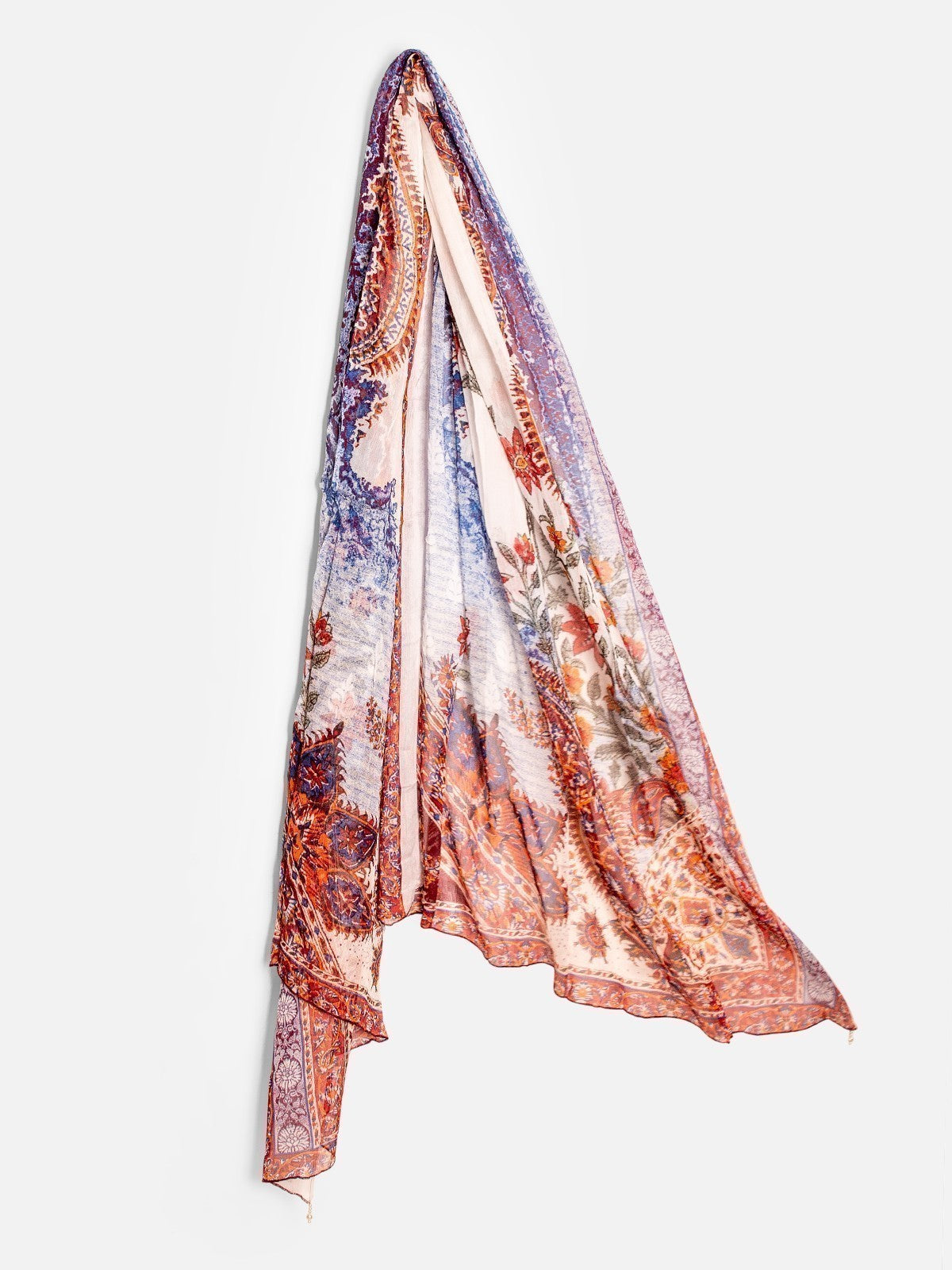 Edenrobe - Pret 2Pc Embroidered Chiffon Shirt Dupatta - EWTKE20-66641 (2PC-D)