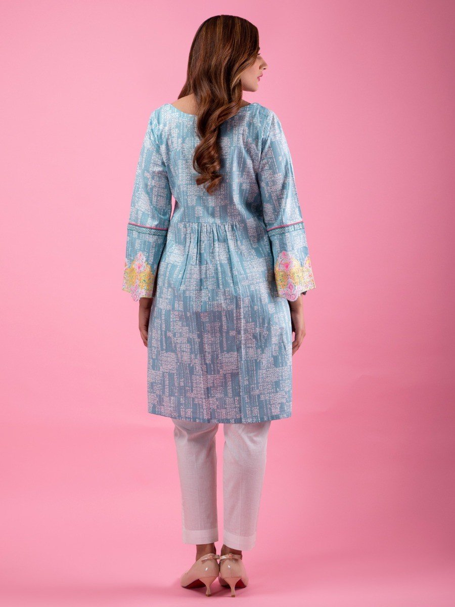 Edenrobe - Pret 1Pc Embroidered Cambric Shirt - EWTKE20-67044