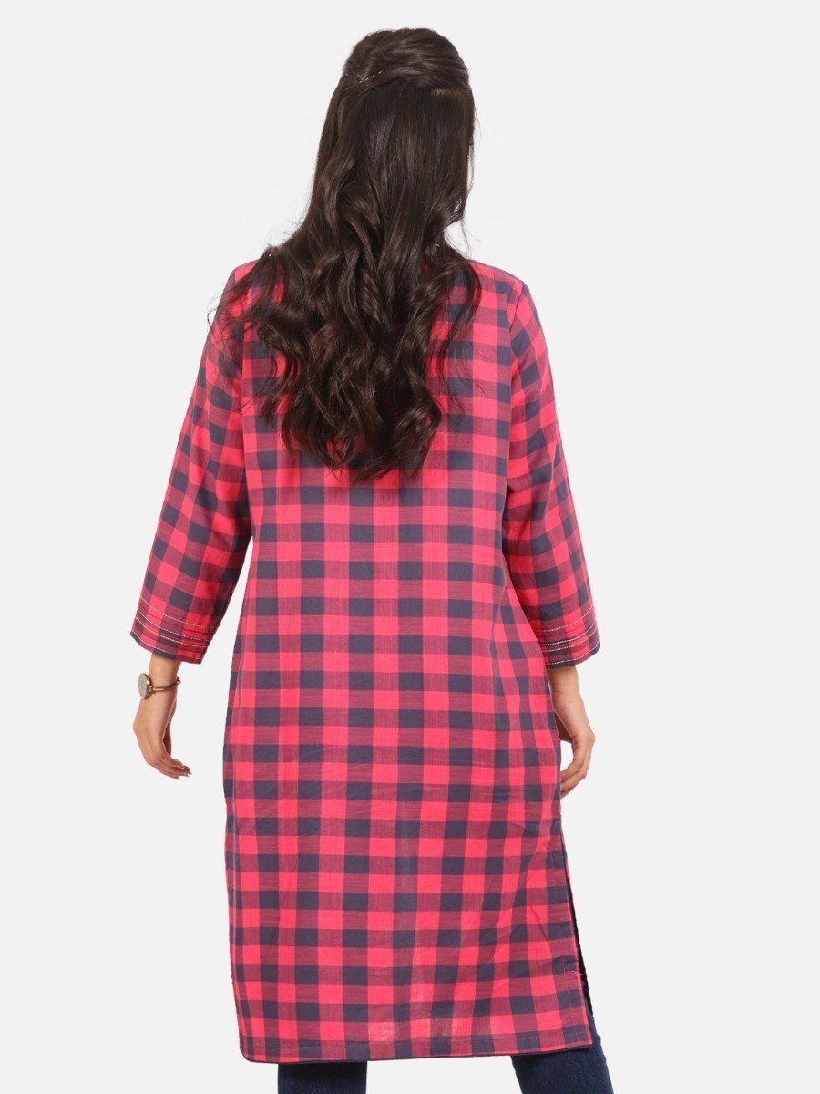 Edenrobe - Pret 1Pc Embroidered Cotton Shirt - EWTKE20-67258