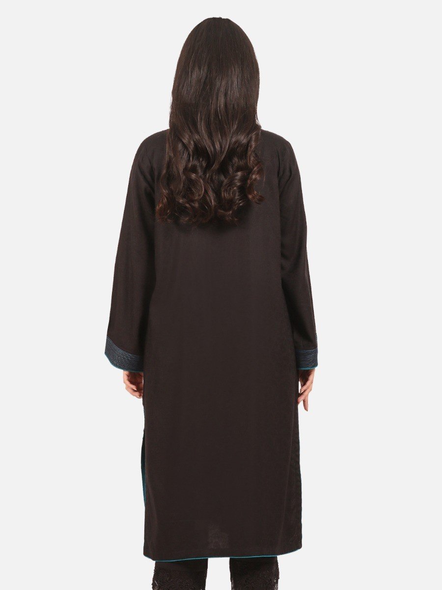 Edenrobe - Pret 1Pc Embroidered Viscose Shirt - EWTKE20-67377