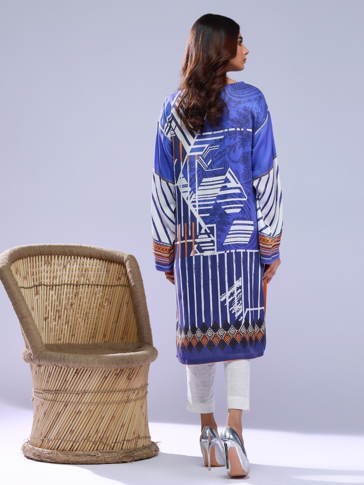 Edenrobe - Pret 1Pc Printed Viscose Shirt - EWTKP20-67361