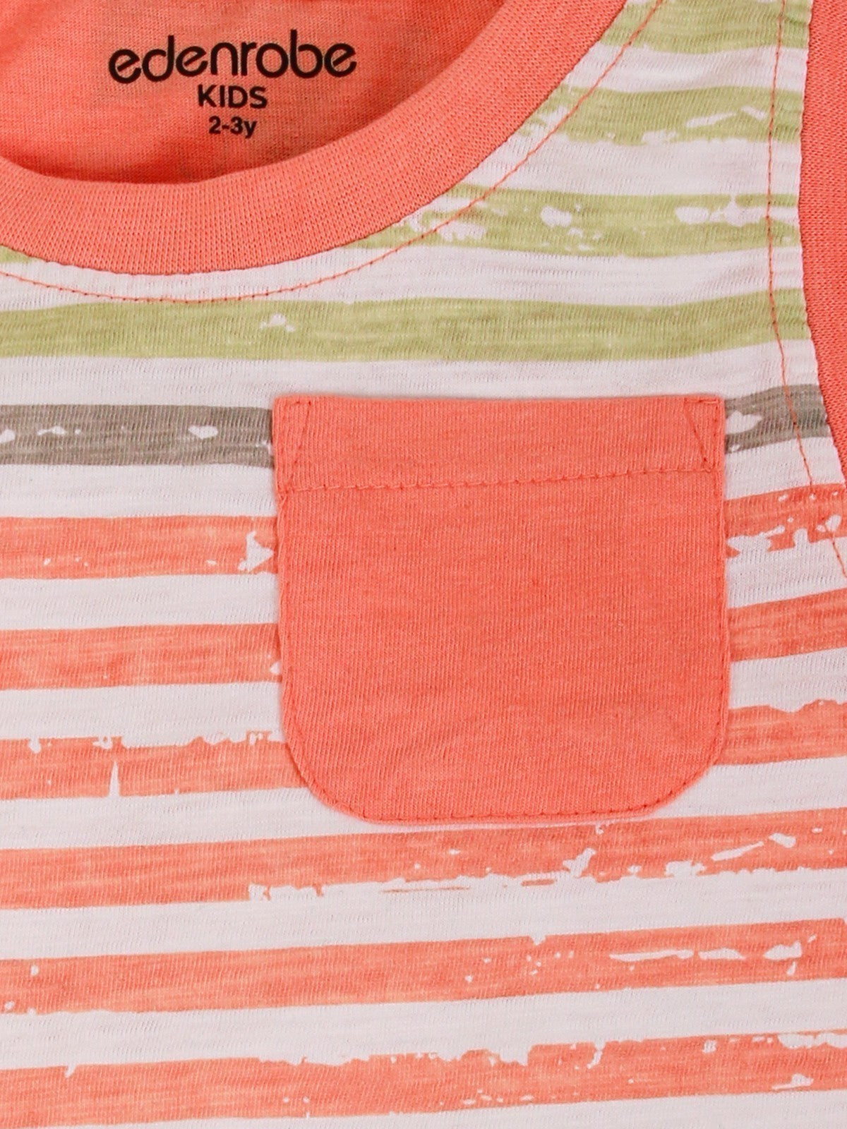 Edenrobe - Boy's Peach Tank Top - EBTT21-006