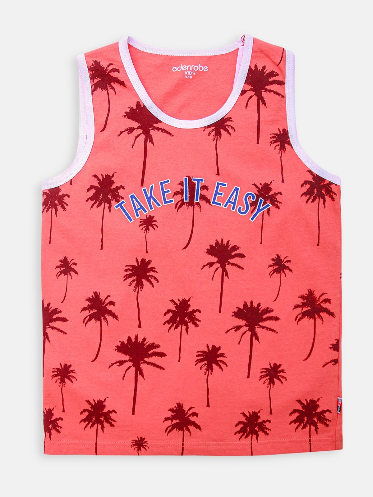 Edenrobe - Boy's Orange Tank Top - EBTT21-021