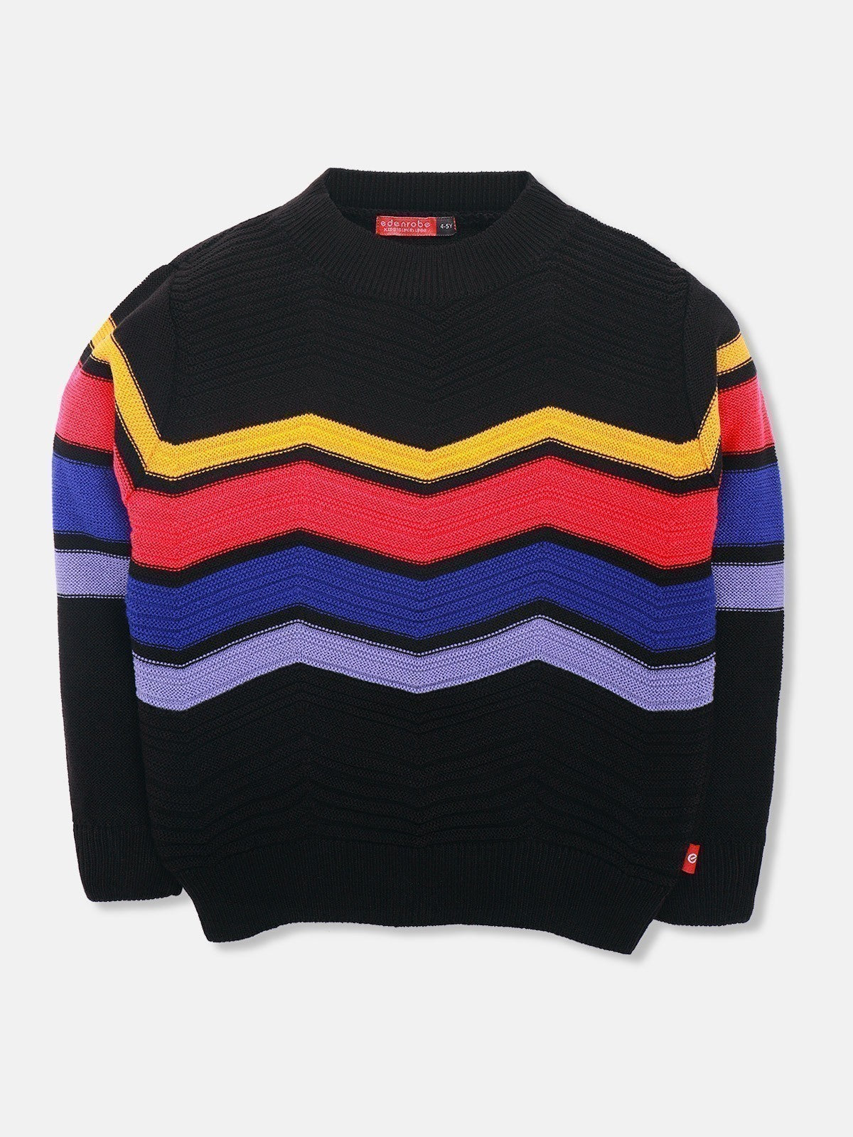 Edenrobe - Girl's Black Sweater - EGTSWT21-001