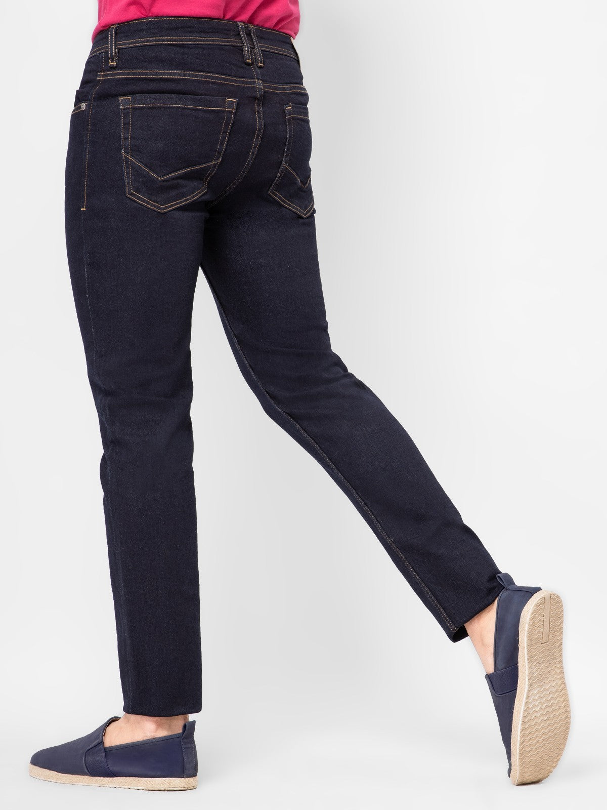 Edenrobe - Men's Indigo Blue Jeans - EMBPD21-001