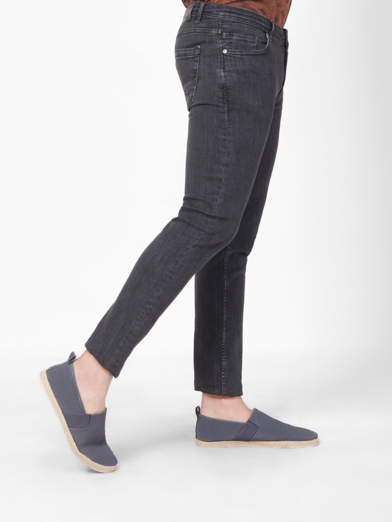 Edenrobe - Men's Charcoal Jeans - EMBPD21-003