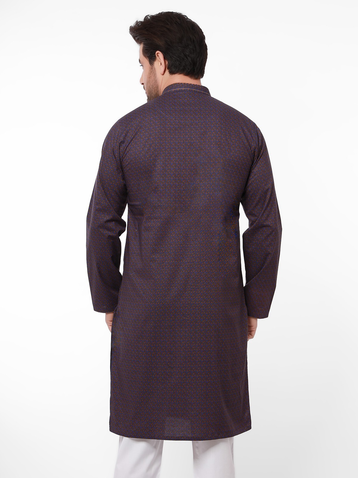 Edenrobe - Men's Purple Kurta - EMTK21S-99052