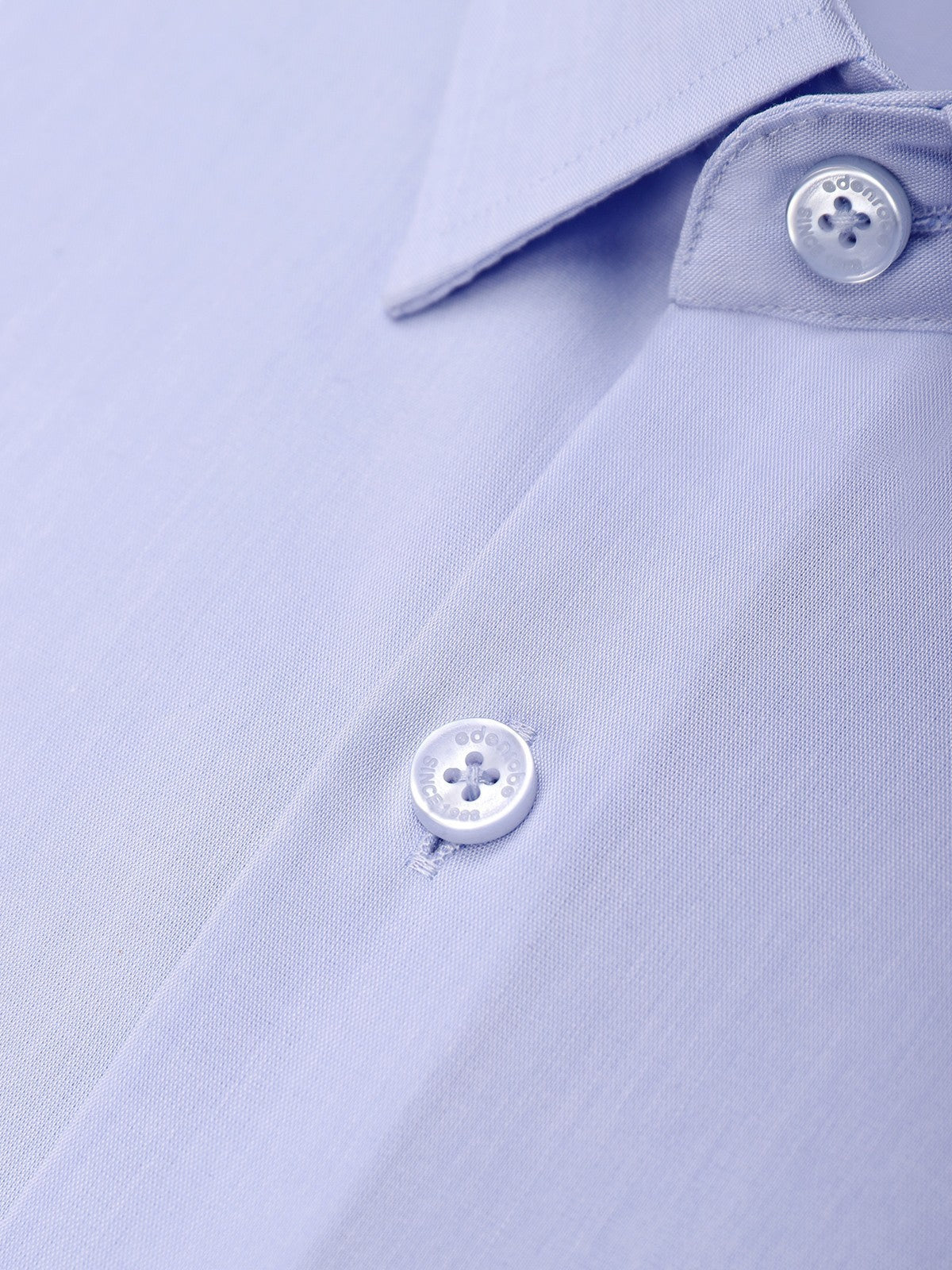 Edenrobe - Men's Sky Blue Plain Shirt - EMTSB21-022