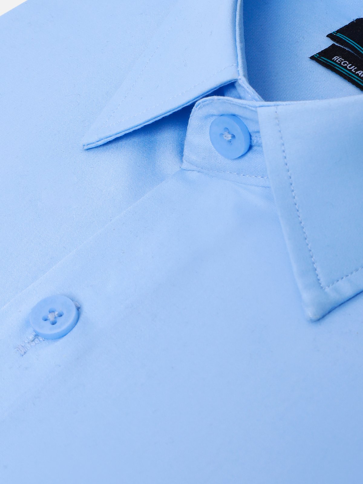 Edenrobe - Men's Sky Blue Shirt Plain - EMTSB21-038