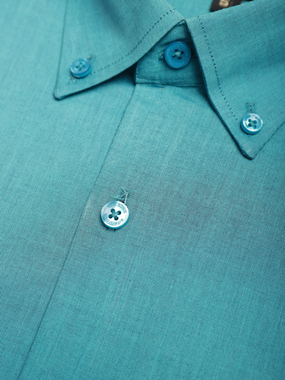 Edenrobe - Men's Teal Shirt Plain - EMTSI21-50219