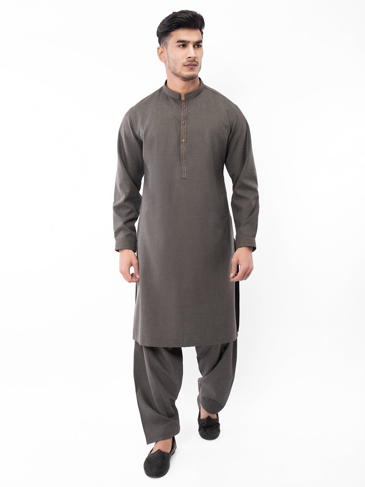 Edenrobe - Men's Charcoal Grey Swish Collection - EMTSW21S-99126