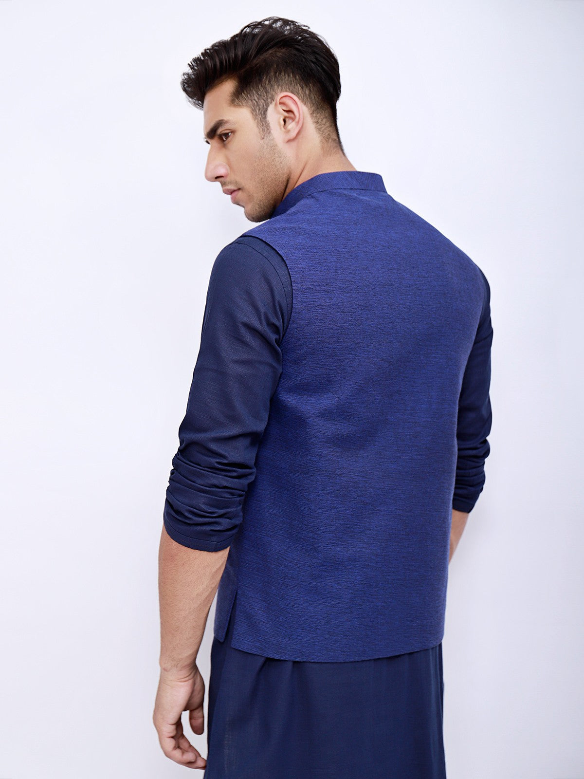 Edenrobe - Men's Navy Waist Coat - EMTWC21-35743