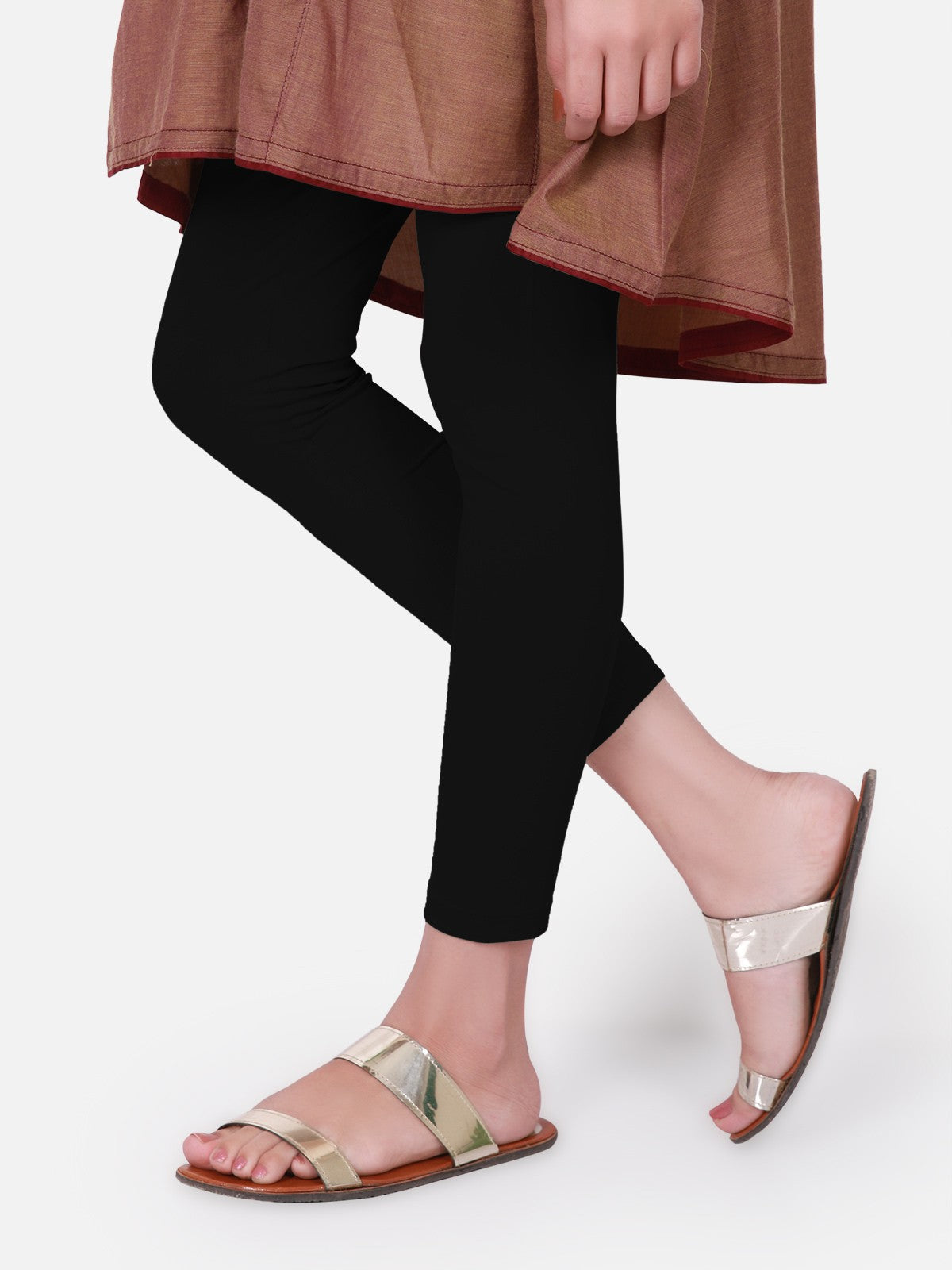 Edenrobe - Women's Black Basic Tights - EWBT21-76351