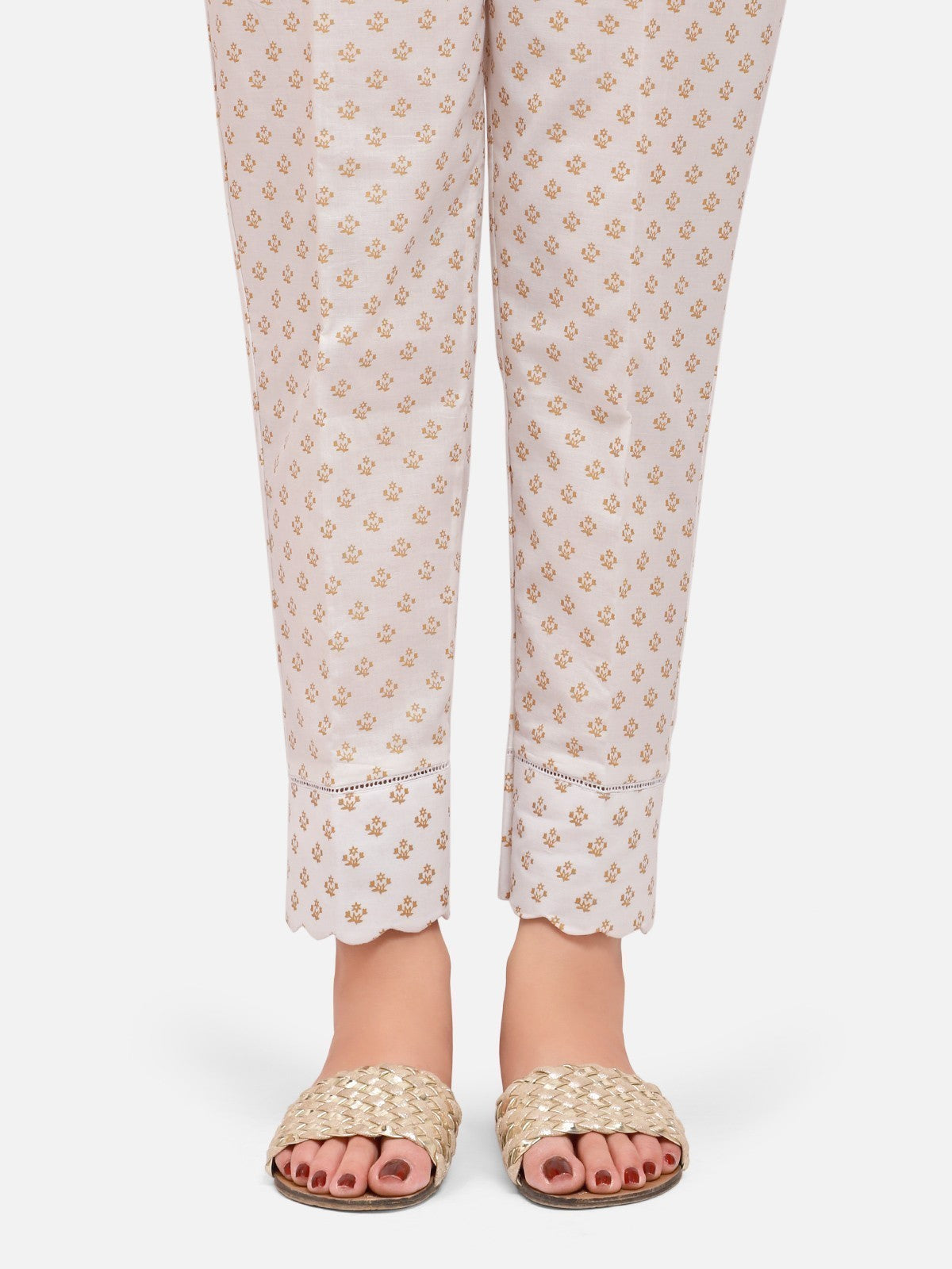 Edenrobe - Women's White Trouser - EWBP21-76292