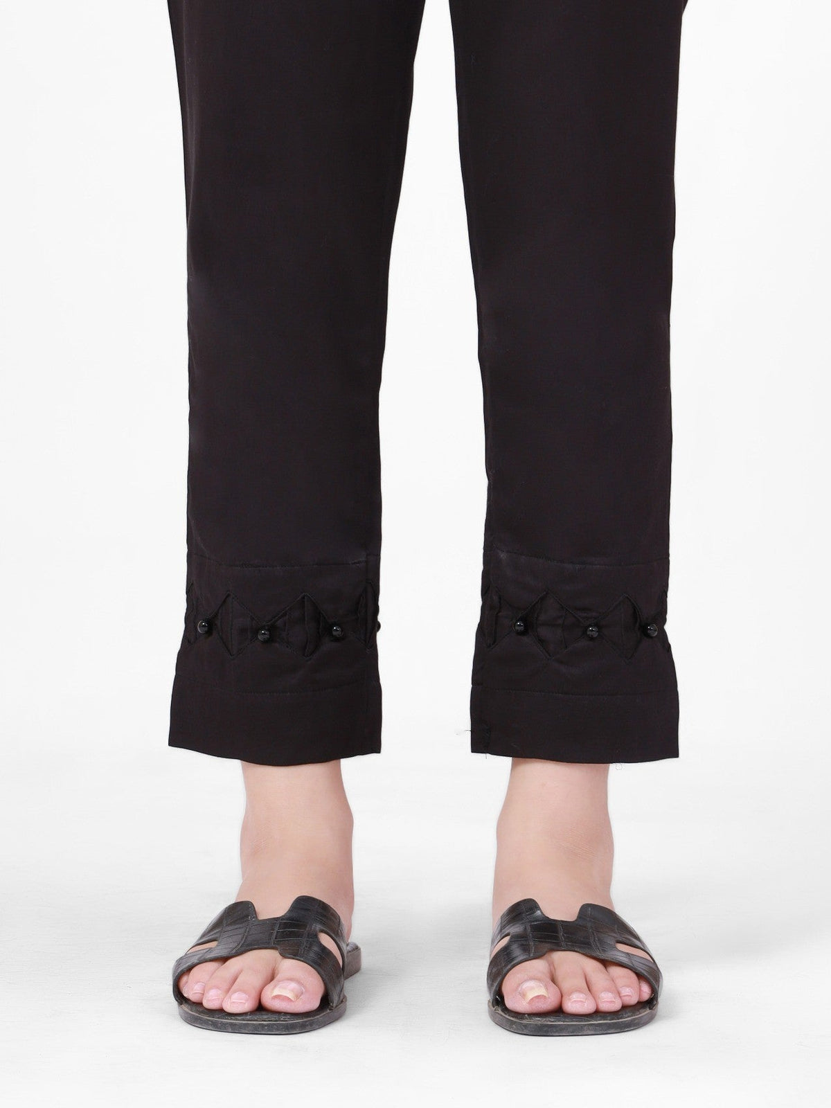 Edenrobe - Women's Black Trouser - EWBP21-76296