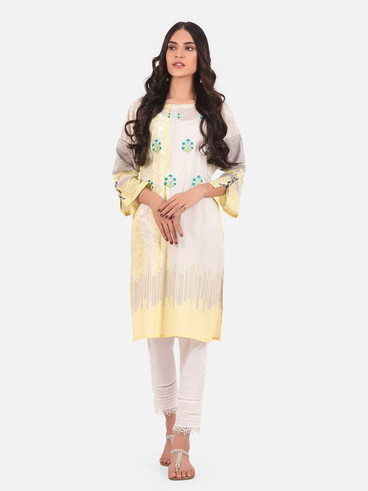 Edenrobe - Pret 1Pc Embroidered Lawn Shirt - EWTKE21-67170