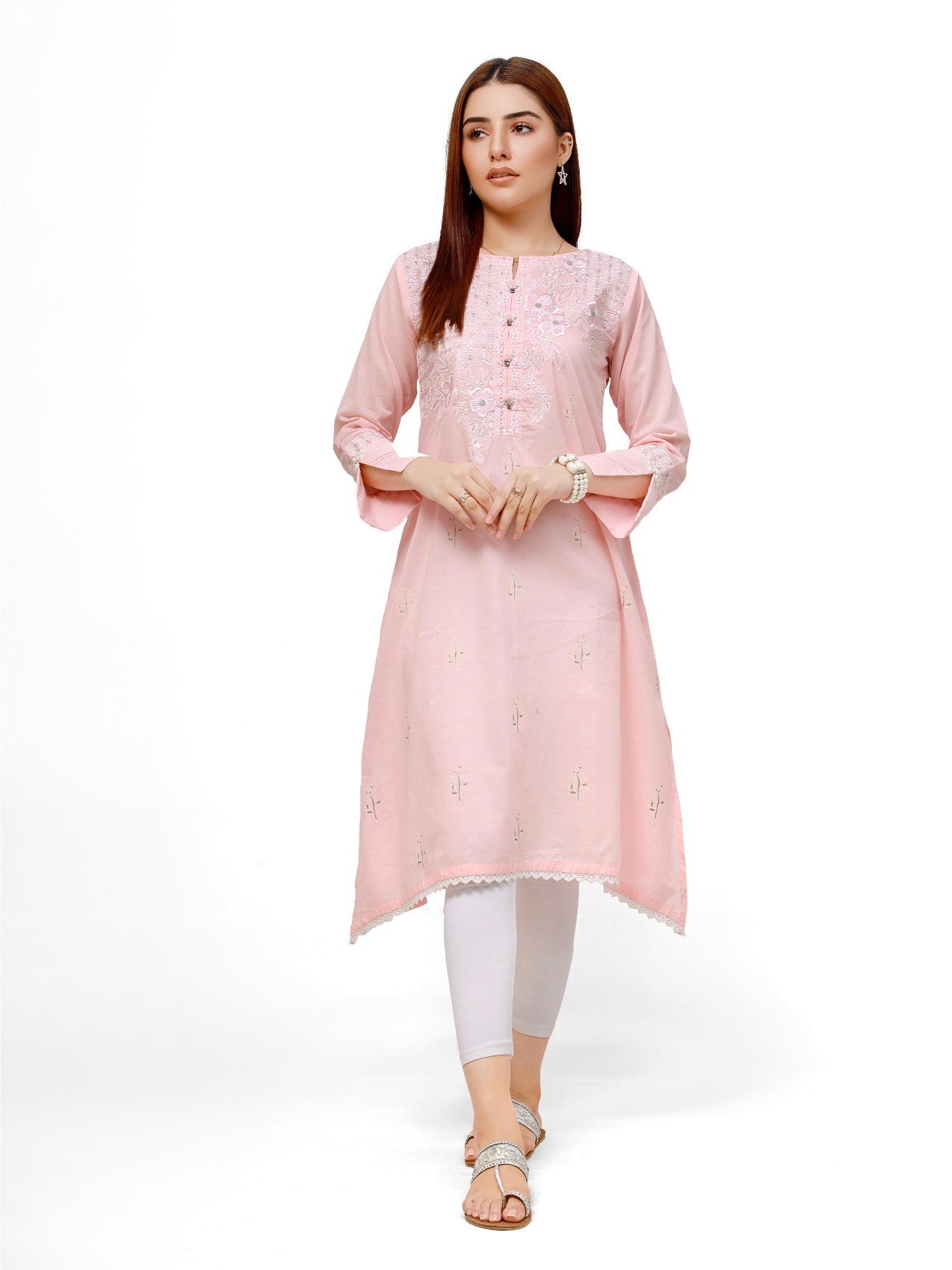 Edenrobe - Pret 1Pc Embroidered Lawn Shirt - EWTKE21-67427