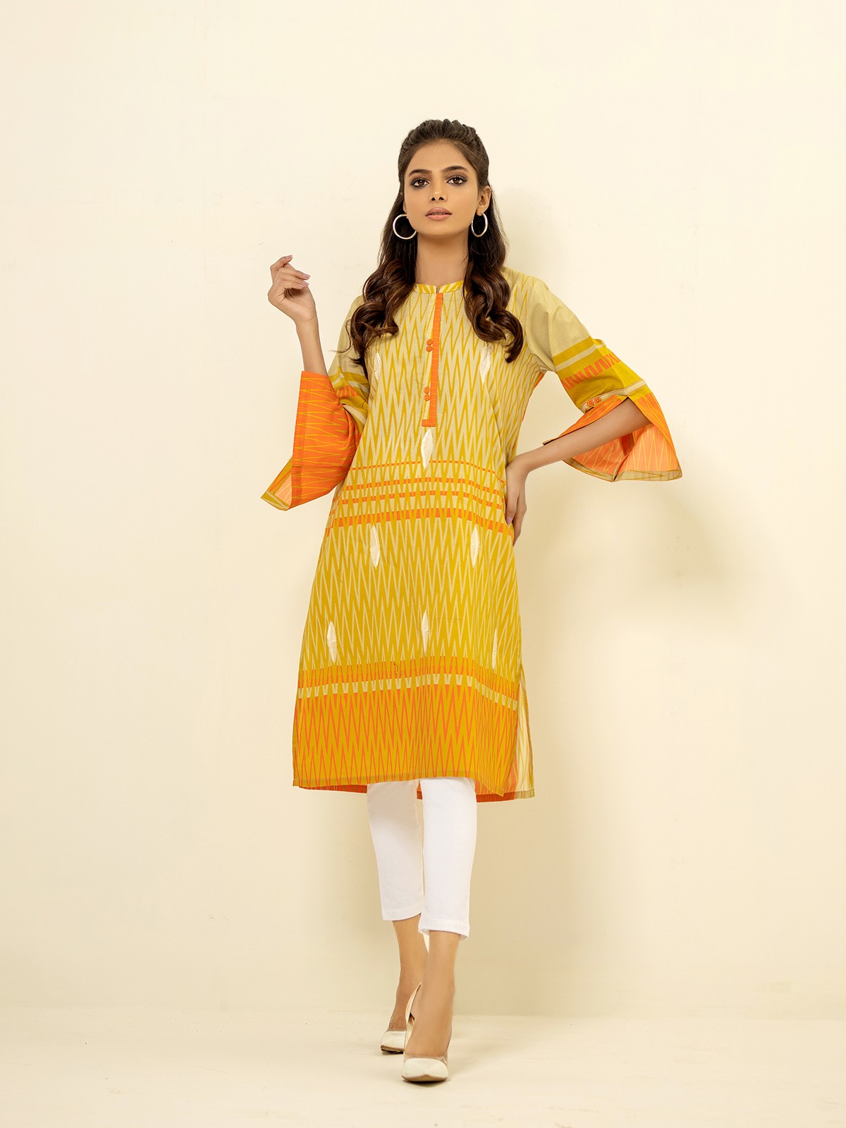 Edenrobe - Pret 1Pc Embroidered Lawn Shirt - EWTKE21-67445