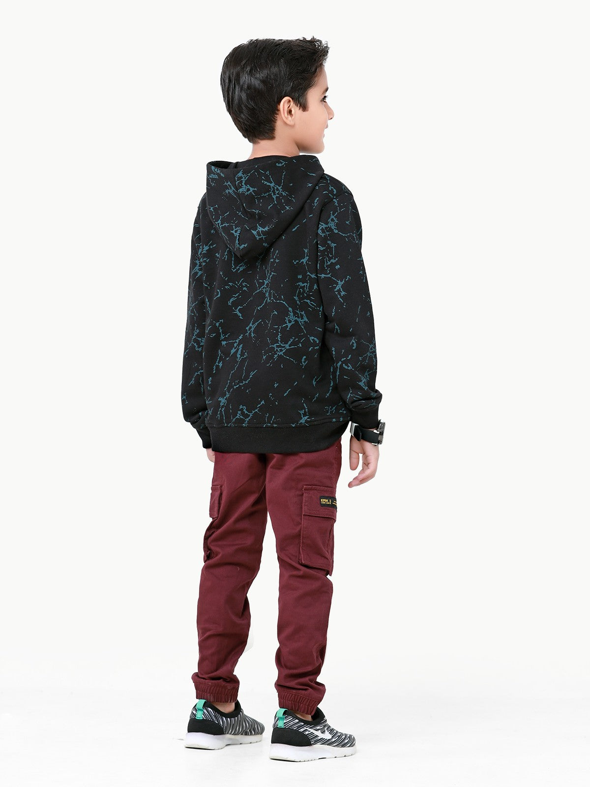Edenrobe - Boy's Black Hoodie - EBTH22-014