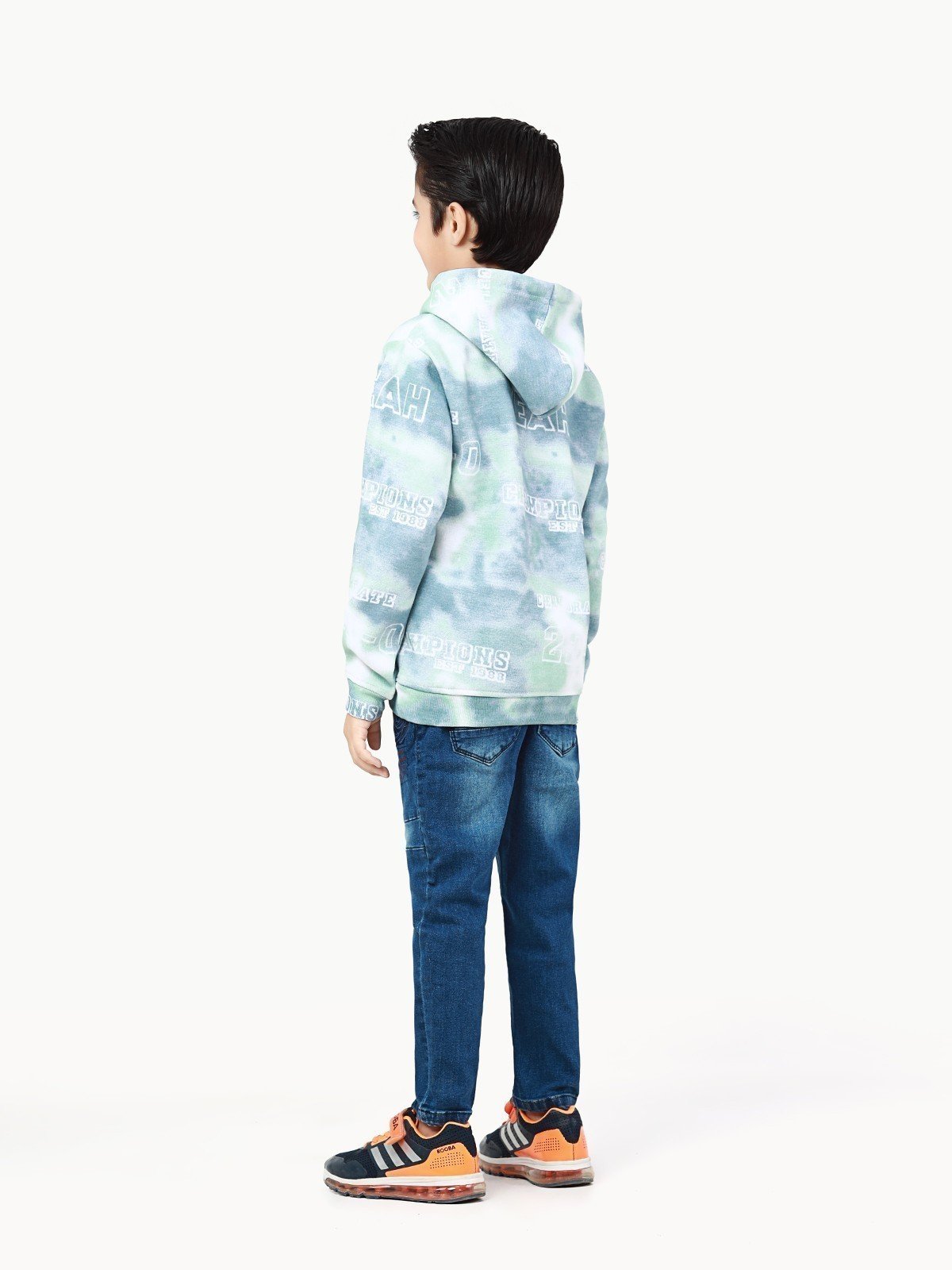 Edenrobe - Boy's Light Blue Hoodie - EBTH22-016