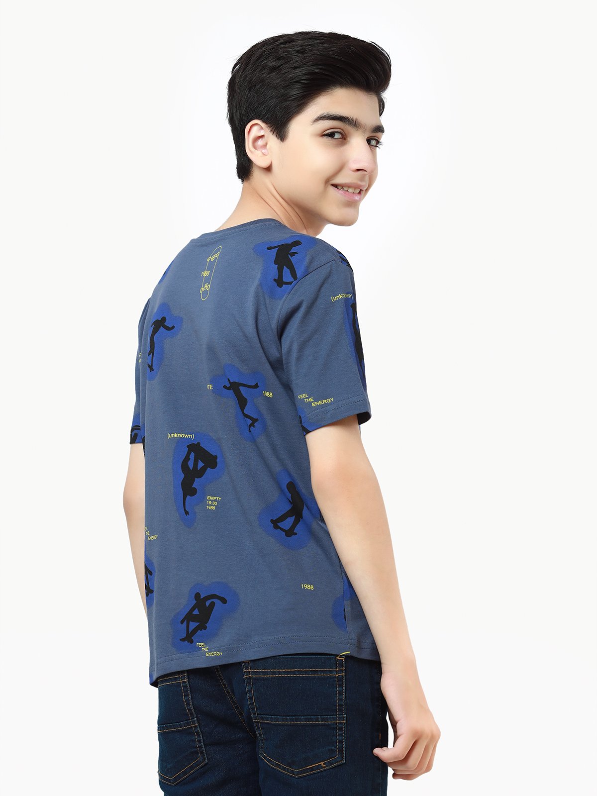 Edenrobe - Boy's Deep Purple T-Shirt - EBTTS22-025