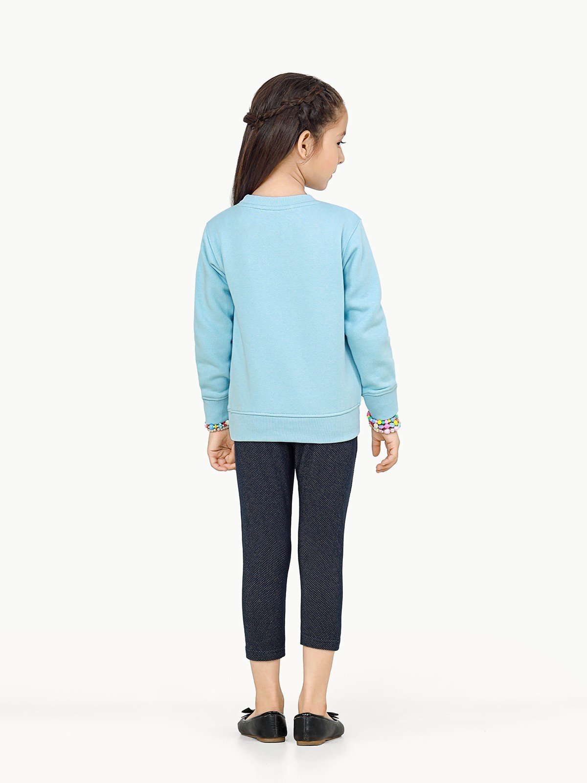Edenrobe - Girl's Light Blue Sweatshirt - EGTSS22-008