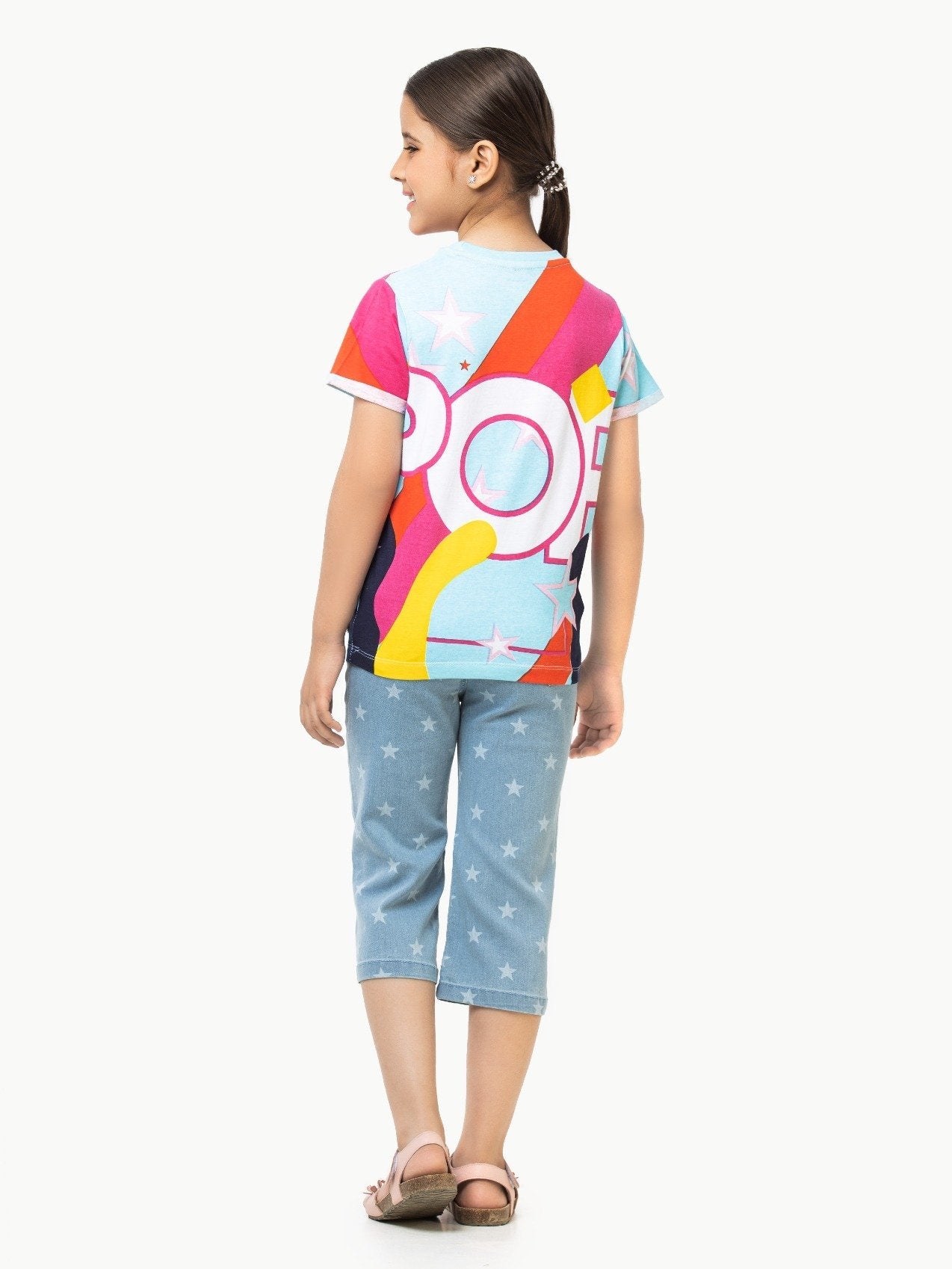 Edenrobe - Girl's Light Blue Top - EGTK21-001