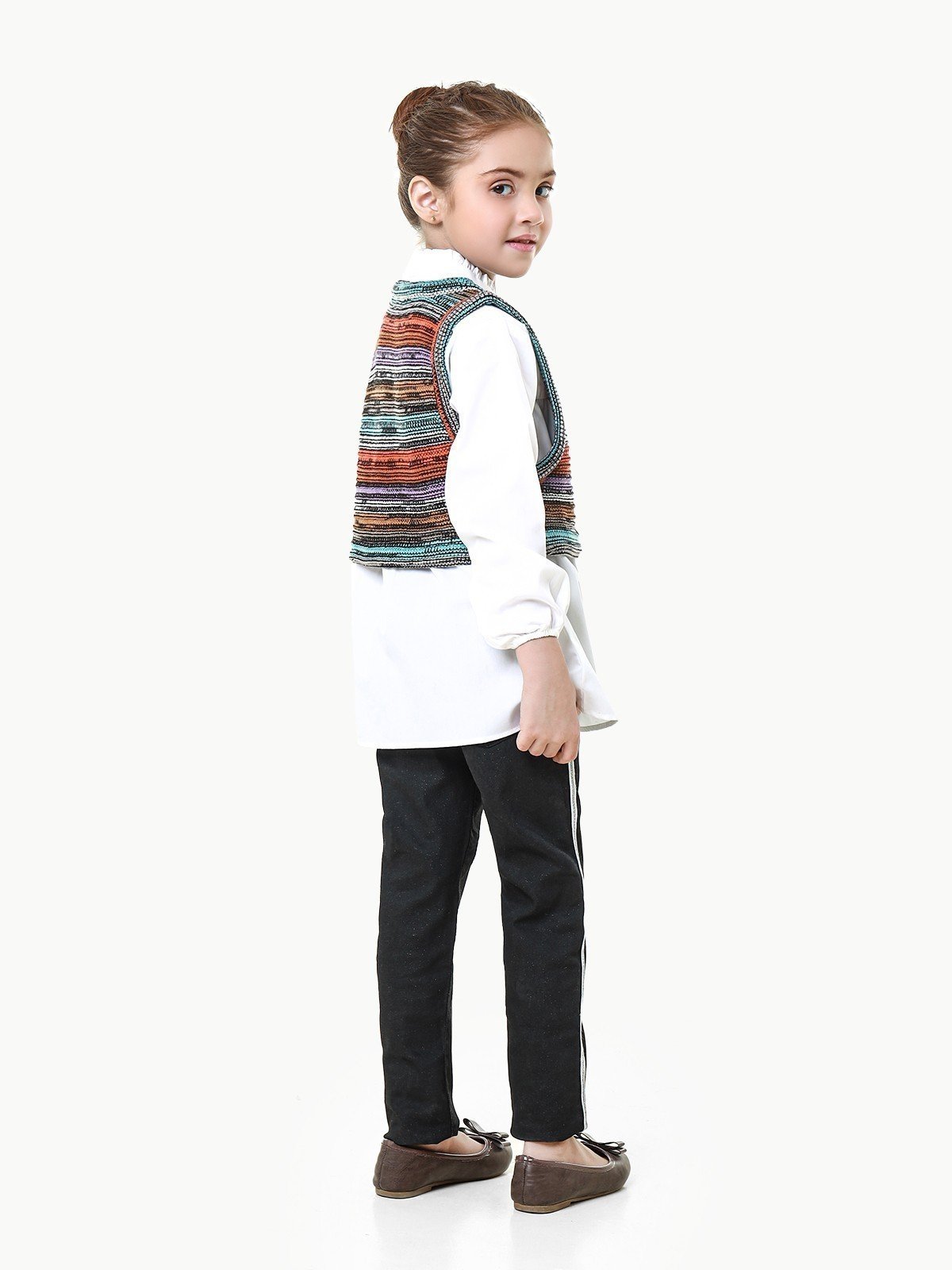 Edenrobe - Girl's White Top - EGTW22-028