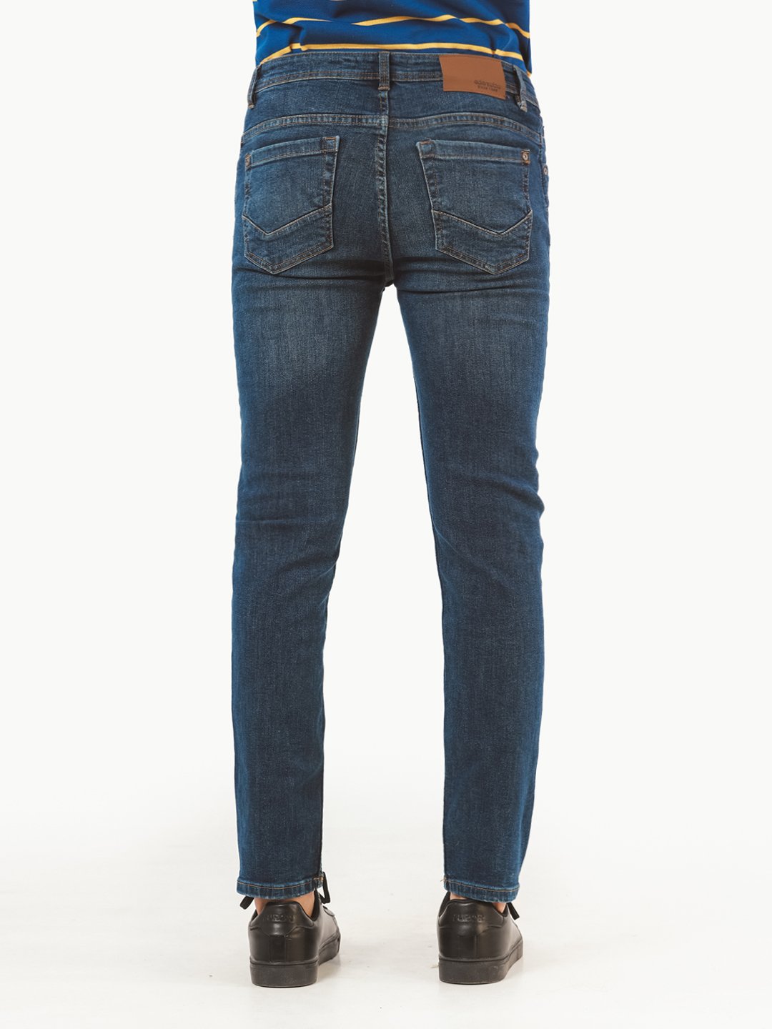 Edenrobe - Men's Mid Blue Jeans - EMBPD22-002