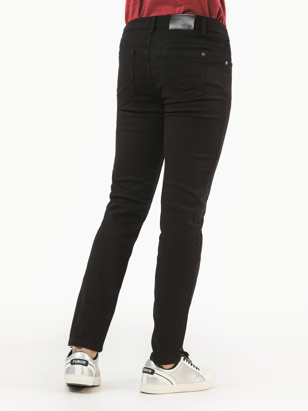 Edenrobe - Men's Black Jeans Pant - EMBPD22-007