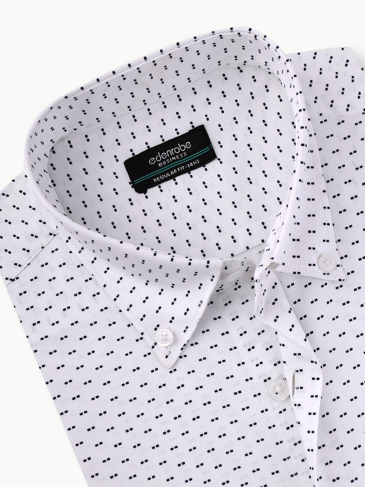 Edenrobe - Men's White Shirt - EMTSB22-090
