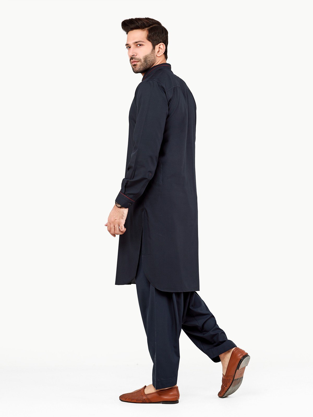 Edenrobe - Men's Dark Navy Swish Collection - EMTSW22S-99231