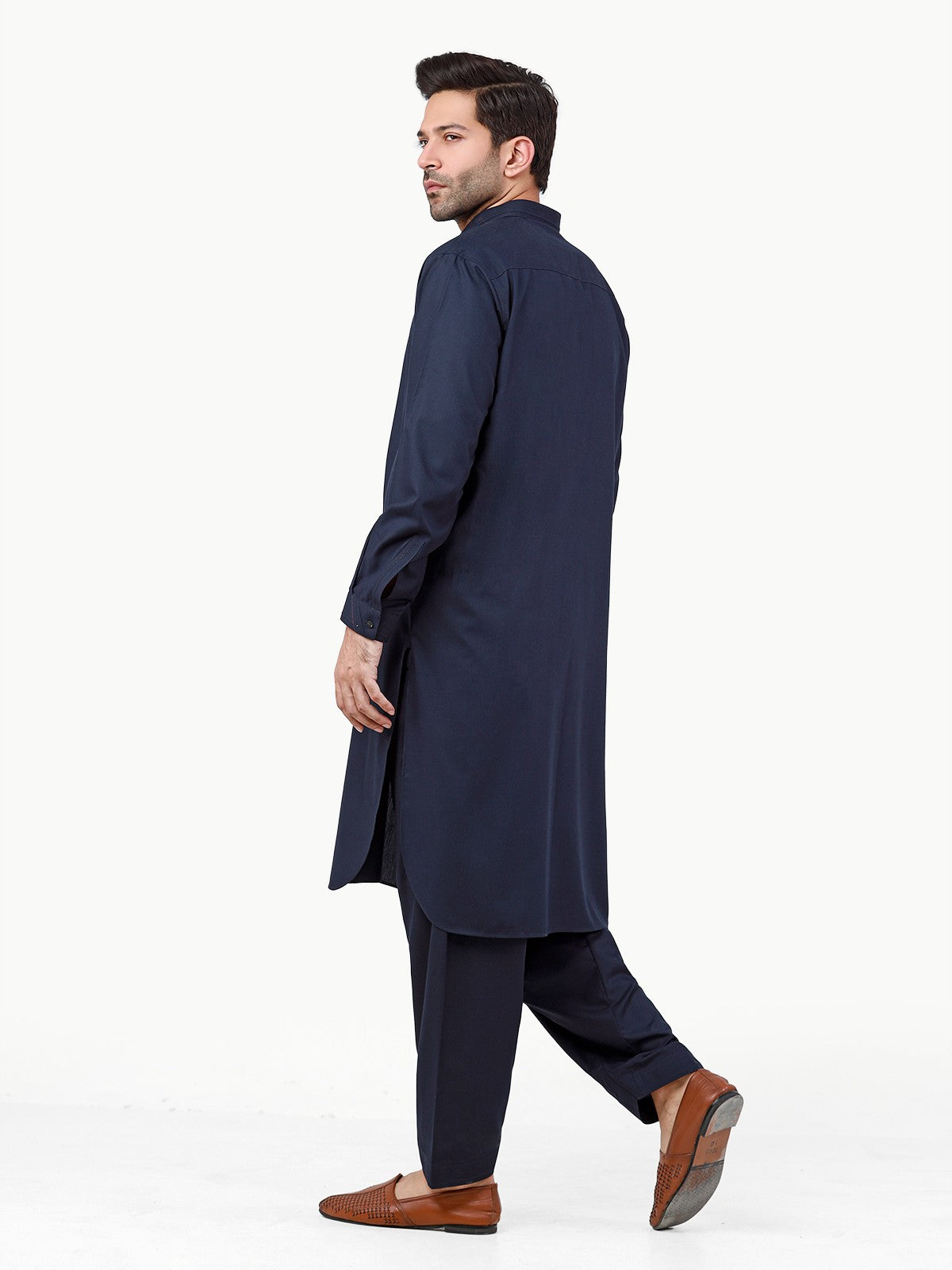 Edenrobe - Men's Navy Blue Swish Collection - EMTSW22S-99257