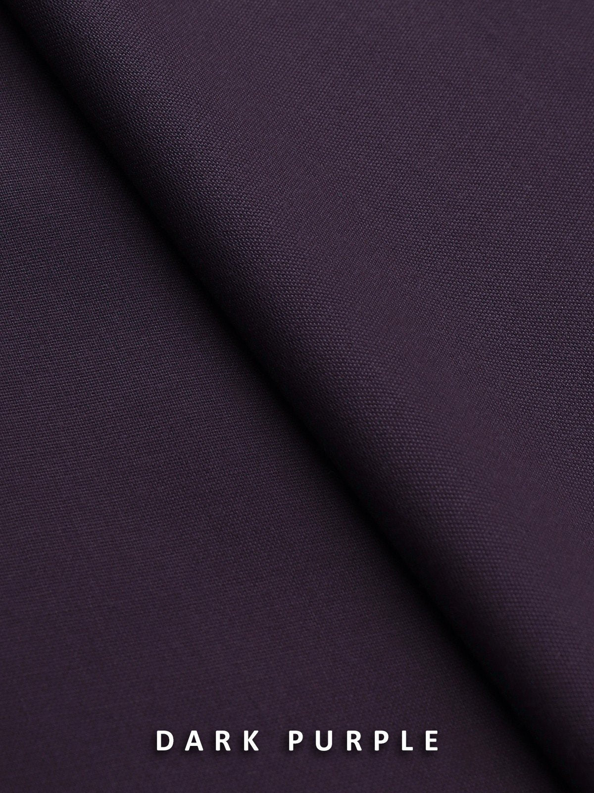 Edenrobe - Men's Unstitched Dark Purple - EMUB22S-KHAAS