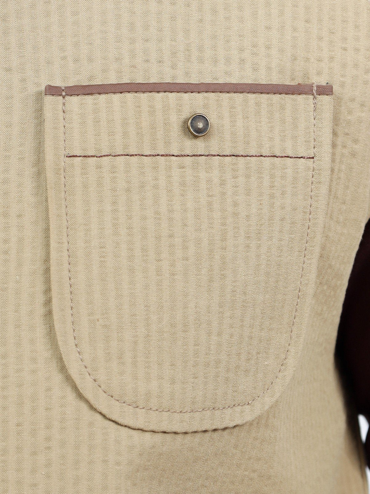 Edenrobe - Men's Fawn Waist Coat - EMTWC22-35781