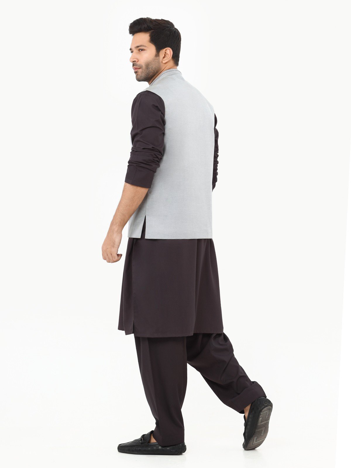 Edenrobe - Men's Grey Waist Coat - EMTWC22-35798