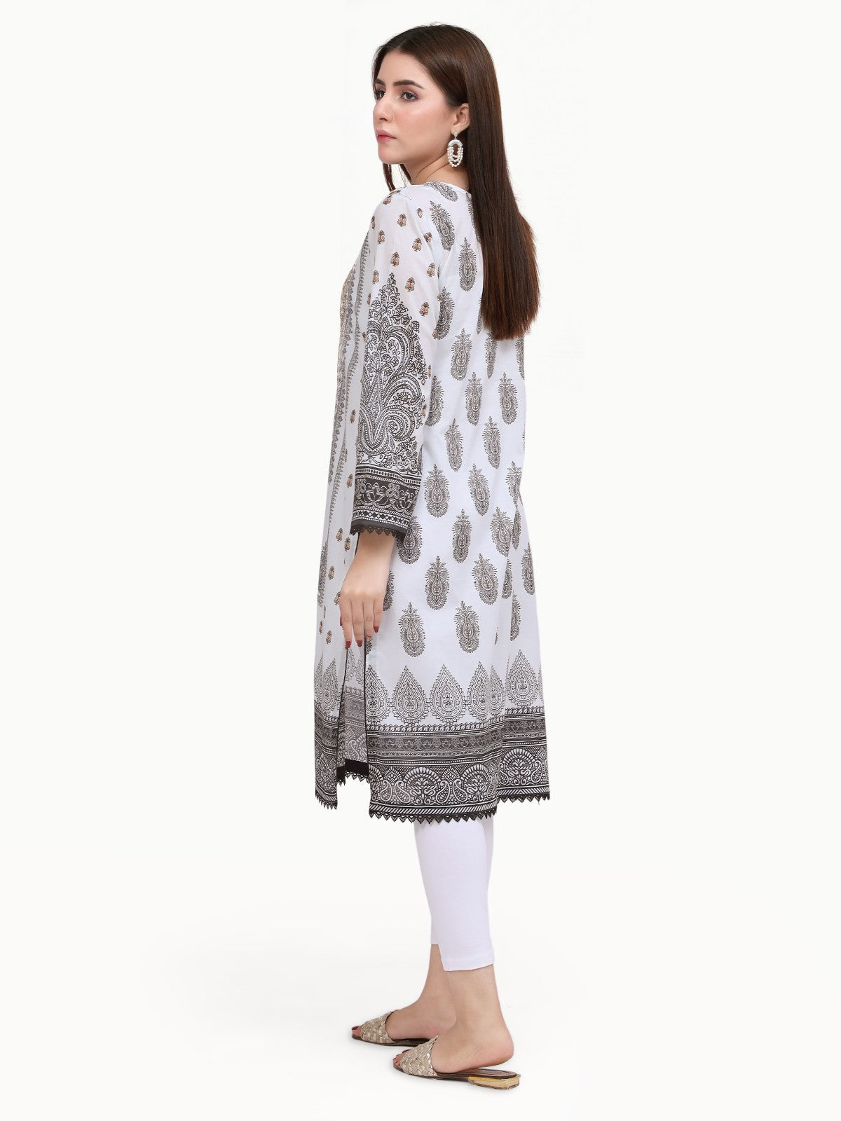 Edenrobe - Pret 1Pc Printed Lawn Shirt - EWTKA22-67627